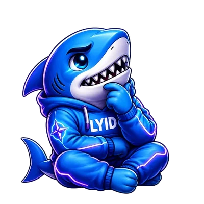 LYID mascot thinking